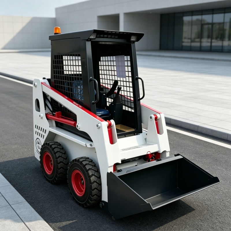 Skid Steer Loader - カスタマイズ可能な乗用スキッドステアローダー、柔軟な操作性を備えたスキッドステア機器、建設・農業用ハンドリングローダー
