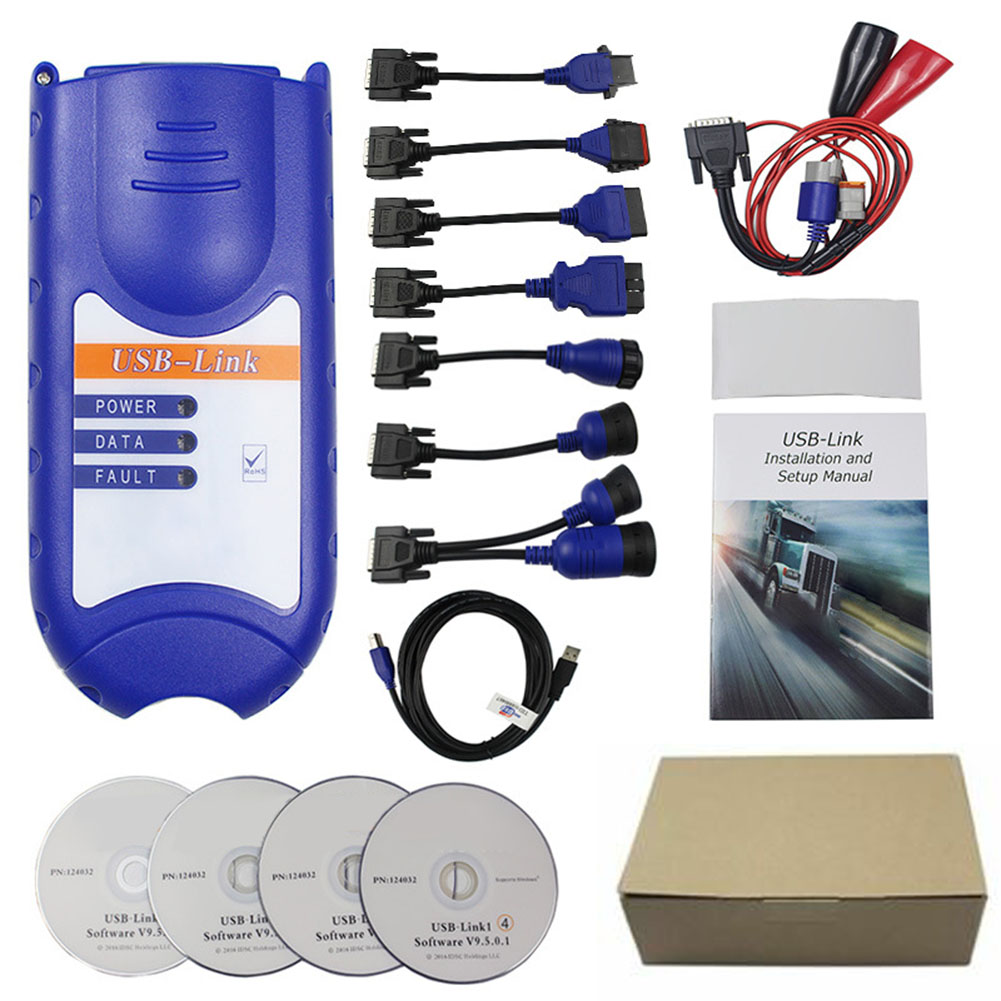 Heavy Equipment Diagnostic Tool - オリジナルNexiq USBリンクディーゼルトラックインターフェースOBD2診断ツール、大型トラック用スキャナーツール、トラック故障診断用