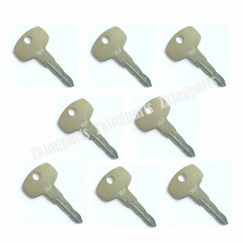 Heavy Equipment Keys - 8個入り 建設重機用イグニッションキー KEY00-000X7 日産フォークリフト対応