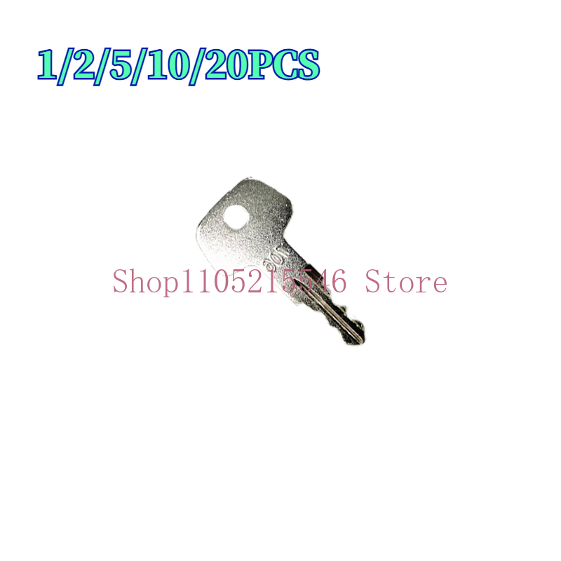 Heavy Equipment Keys - 1/2/5/10/20個入り 重機建設機械用キー 706掘削機燃料キャップキー