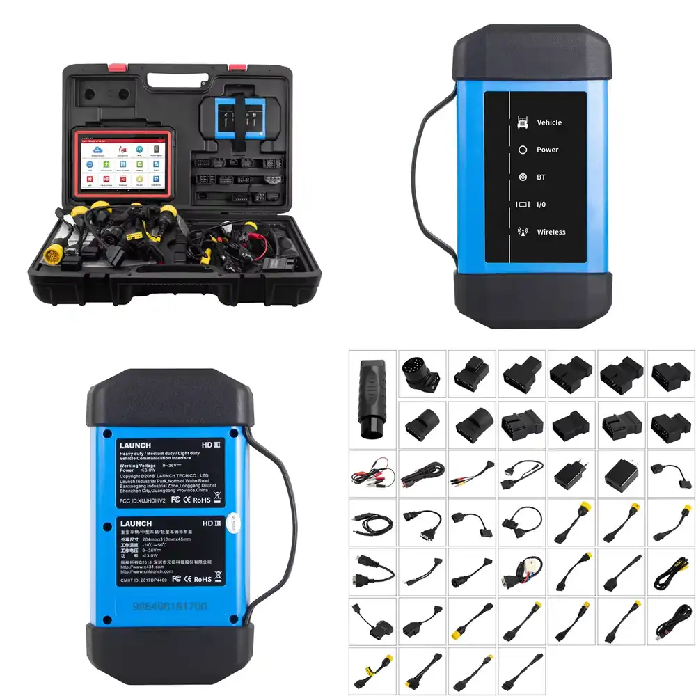 Heavy Equipment Diagnostic Tool - X431 Pro3s用 X431高解像度大型診断ツール 24Vトラック用 トラックスキャナー OBD2診断機器