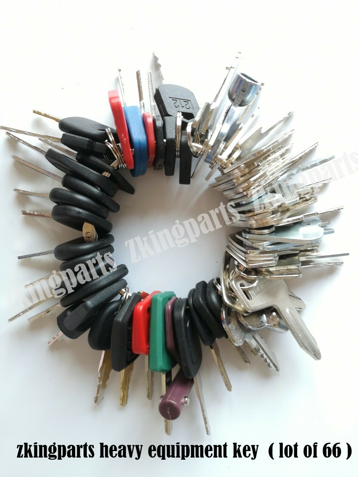 Heavy Equipment Keys - 全く新しい66型重機建設用キューイグニッションキーセット（クボタ用）