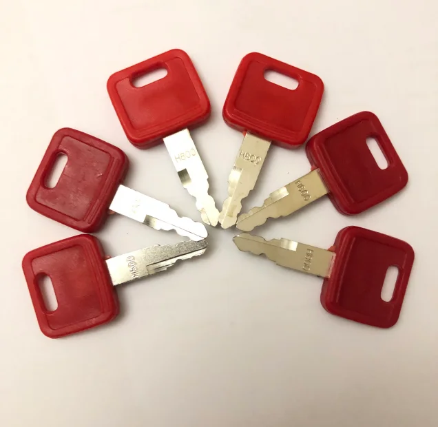 Heavy Equipment Keys - 6個入り 重機用アフターマーケットイグニッションキー 4286465 日立掘削機用