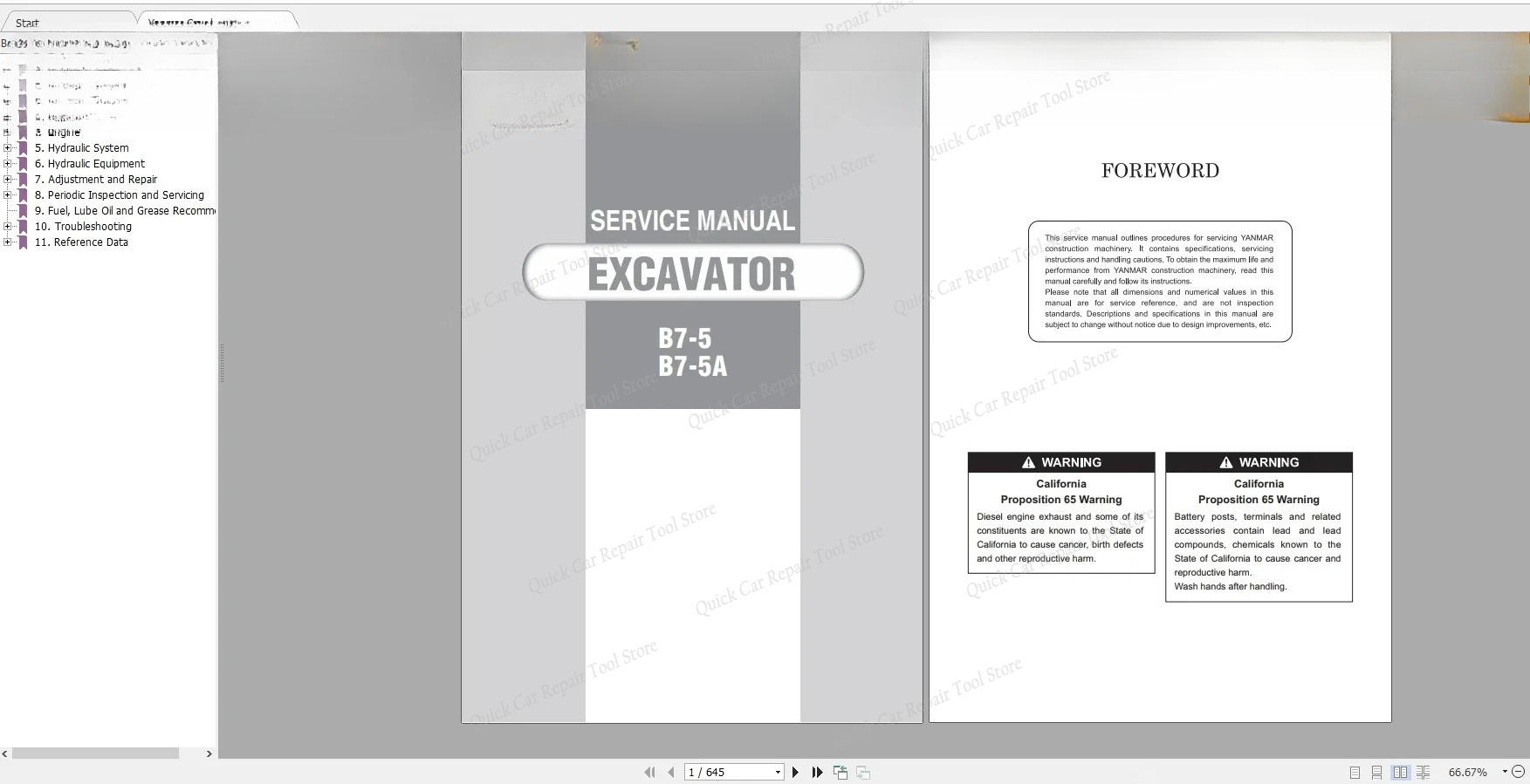 Heavy Equipment Service - ヤンマー用AutoCD重機10.7GBフルサービス＆パーツマニュアルDVD PDF 2020