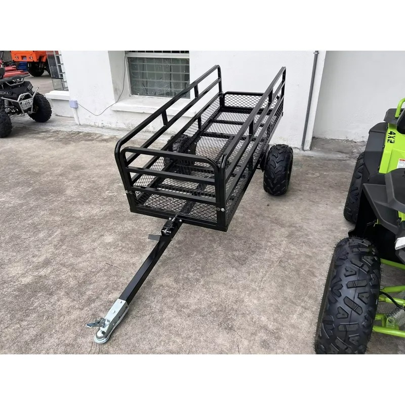 スチール製ATVダンプトレーラー、ガーデン牽引式トラクター、 - Heavy Equipment Yard のレビューと価格