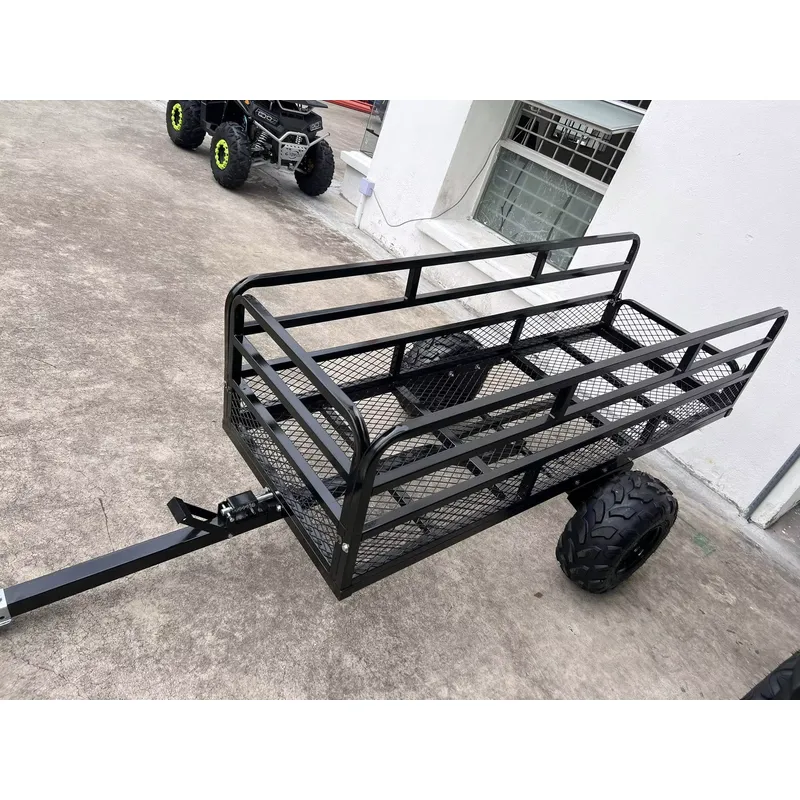 スチール製ATVダンプトレーラー、ガーデン牽引式トラクター、 - Heavy Equipment Yard のレビューと価格