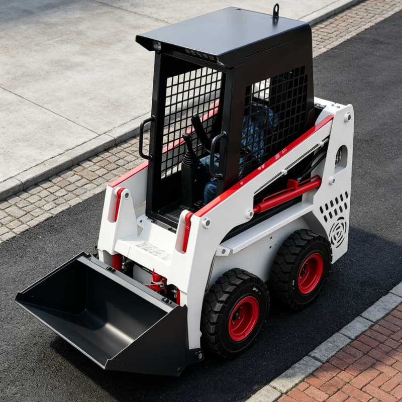 カスタマイズ可能なスキッドステアローダー、CEおよびEMC認 - Skid Steer Loader のレビューと価格