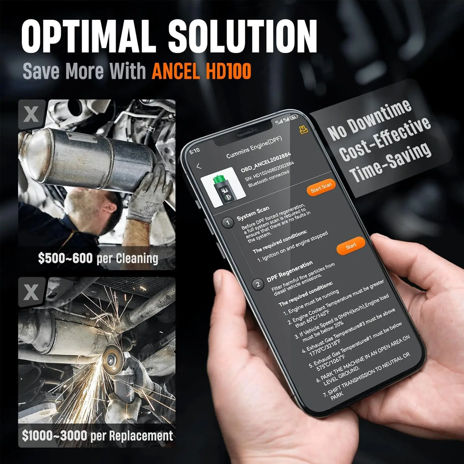 アンセル HD100 DPFリセット フルシステム ディーゼ - Heavy Equipment Diagnostic Tool のレビューと価格