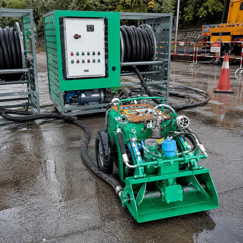 ヘビーデューティクローラー清掃ロボット、除泥装置、遠隔操作浚 - Heavy Equipment Service のレビューと価格
