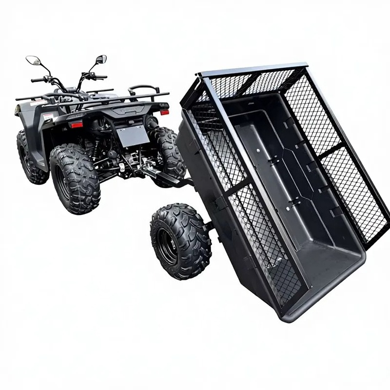 ATVクワッドバイク用ダンプカート、ガーデンヤードトレーラー - Heavy Equipment Yard のレビューと価格