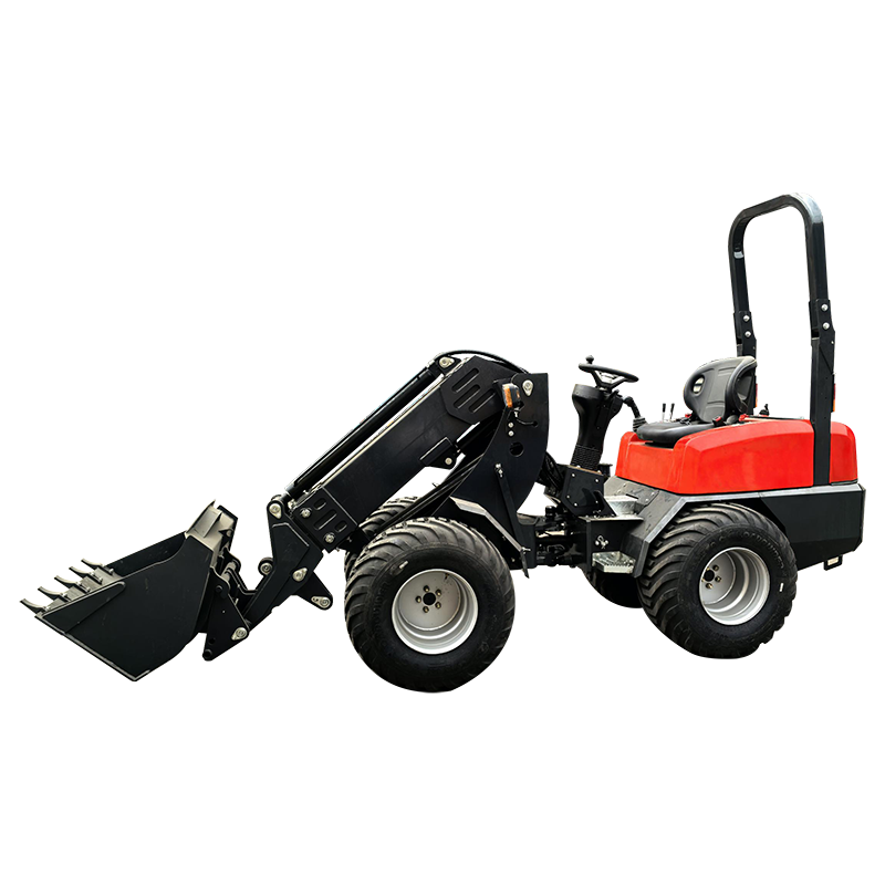 中国製小型フロントエンドローダー伸縮式アームローダー1トン2 - Skid Steer Loader のレビューと価格