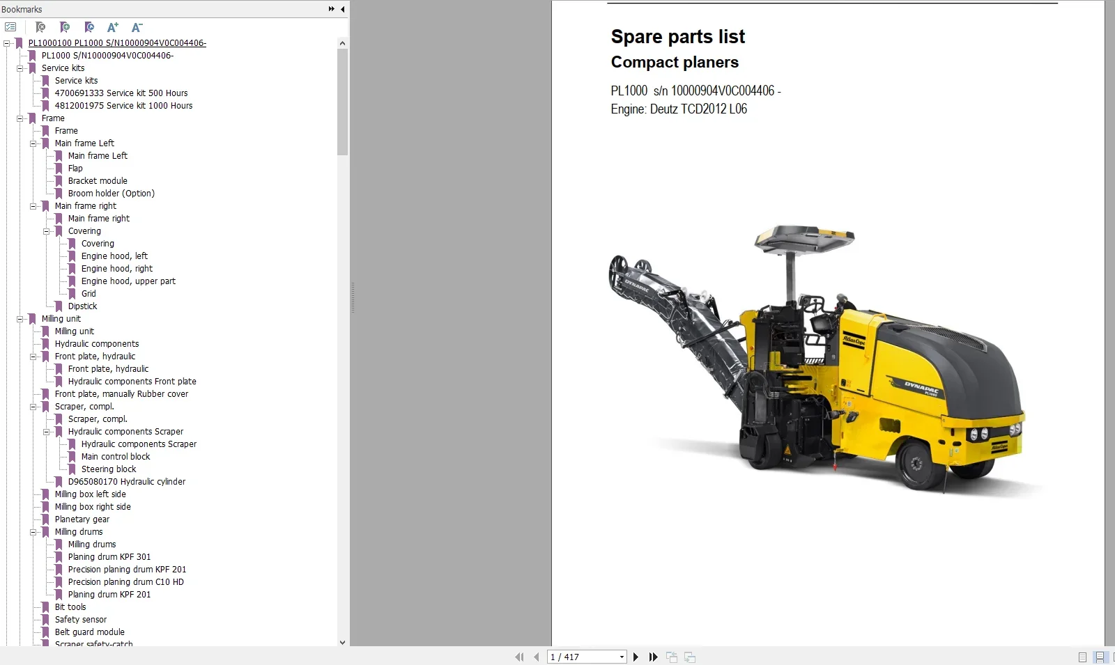 EPC-SOFTWARE Dynapac 重機 29.7 G - Heavy Equipment Pdf のレビューと価格