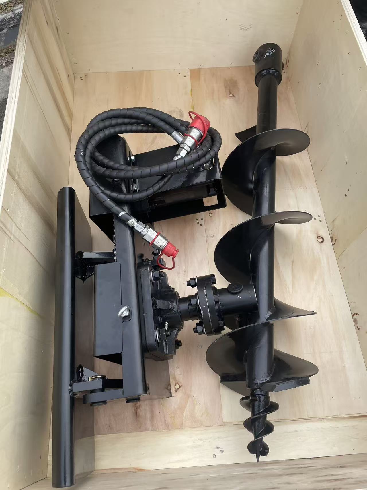 スキッドステアローダー用油圧式アースオーガードリル、ポストホ - Post Hole Digger のレビューと価格